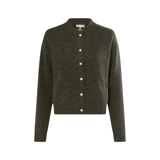 Marie Lund Damski kardigan z zawartością alpaki Kobiety oliwkowy marmurkowy Marie Lund XS vangraaf