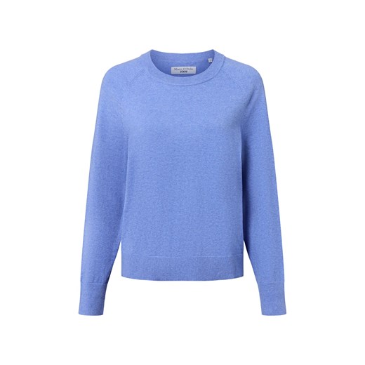 Marc O'Polo Denim Sweter damski z dzianiny Kobiety drobna dzianina niebieski jednolity ze sklepu vangraaf w kategorii Swetry damskie - zdjęcie 185956783