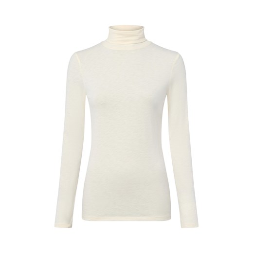 Marc O'Polo Denim Damska koszulka z golfem Kobiety Bawełna écru jednolity ze sklepu vangraaf w kategorii Bluzki damskie - zdjęcie 185956784