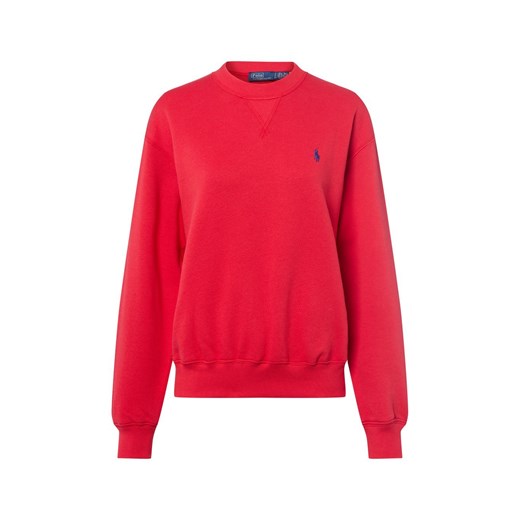 Polo Ralph Lauren Bluza damska Kobiety czerwony jednolity ze sklepu vangraaf w kategorii Bluzy damskie - zdjęcie 185956823