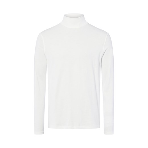 Finshley & Harding Męska koszula z długim rękawem Mężczyźni Bawełna écru jednolity ze sklepu vangraaf w kategorii T-shirty męskie - zdjęcie 185956940