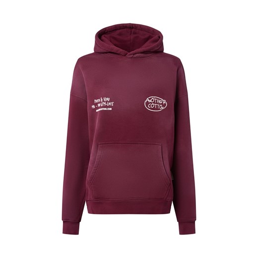 Another Cotton Lab Damska bluza z kapturem Kobiety bakłażanowy nadruk ze sklepu vangraaf w kategorii Bluzy damskie - zdjęcie 185956962