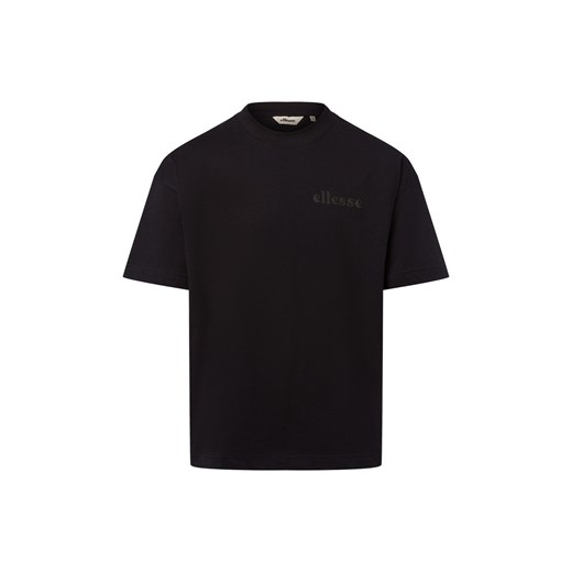 ellesse Koszulka męska - Entriamo Mężczyźni Bawełna czarny jednolity ze sklepu vangraaf w kategorii T-shirty męskie - zdjęcie 185956994