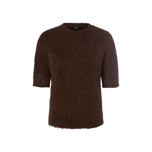 Someday Sweter damski z krótkim rękawem z alpaką - Tuomi Kobiety czekoladowy Someday 40 vangraaf