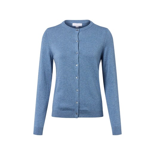 brookshire Kardigan damski Kobiety Bawełna niebieski marmurkowy ze sklepu vangraaf w kategorii Swetry damskie - zdjęcie 185957040