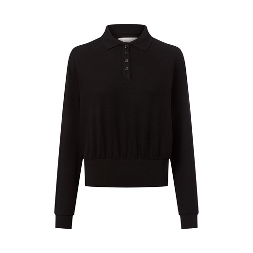 Opus Damski sweter z cienkiej dzianiny - Geigi Kobiety drobna dzianina czarny jednolity ze sklepu vangraaf w kategorii Swetry damskie - zdjęcie 185957054