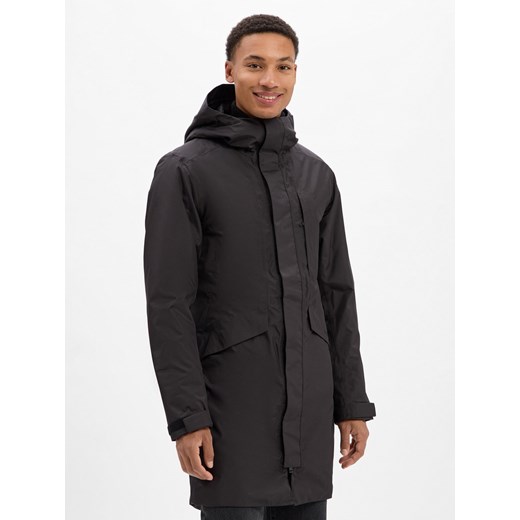 Didriksons Kurtka męska - Kenny Mężczyźni czarny jednolity ze sklepu vangraaf w kategorii Kurtki męskie - zdjęcie 185957162