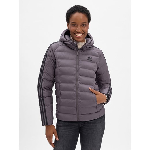 adidas Originals Damska kurtka pikowana - Slim Kobiety antracytowy jednolity ze sklepu vangraaf w kategorii Kurtki damskie - zdjęcie 185957211