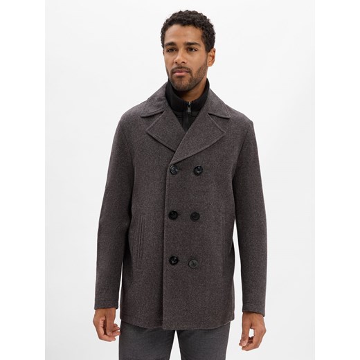 Finshley & Harding Kurtka męska - Scotty Mężczyźni antracytowy marmurkowy ze sklepu vangraaf w kategorii Płaszcze męskie - zdjęcie 185957242