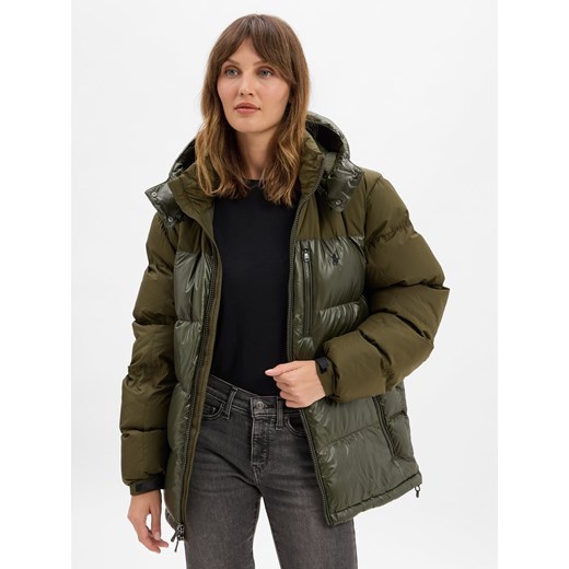 Polo Ralph Lauren Męska kurtka puchowa Mężczyźni khaki jednolity ze sklepu vangraaf w kategorii Kurtki męskie - zdjęcie 185957431