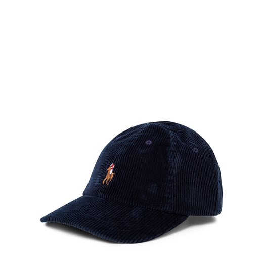 Polo Ralph Lauren Męska czapka z daszkiem Mężczyźni Sztruks granatowy jednolity ze sklepu vangraaf w kategorii Czapki z daszkiem męskie - zdjęcie 185957434