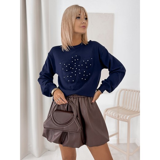 sweter marco granatowy one size ze sklepu UBRA w kategorii Swetry damskie - zdjęcie 185958404
