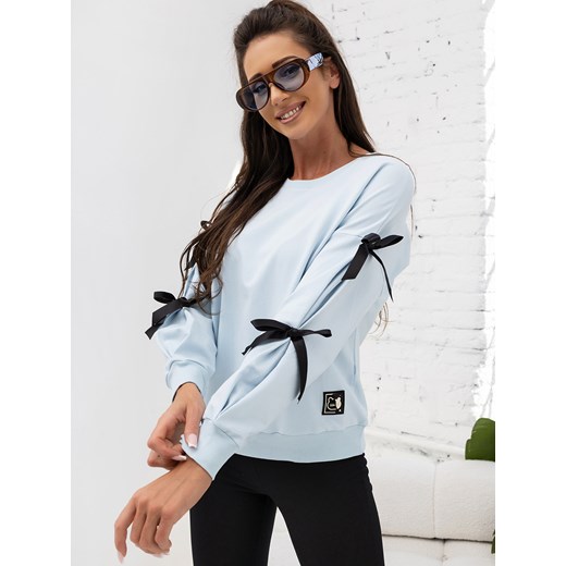 bluza angelo błękitna one size ze sklepu UBRA w kategorii Bluzy damskie - zdjęcie 185958504