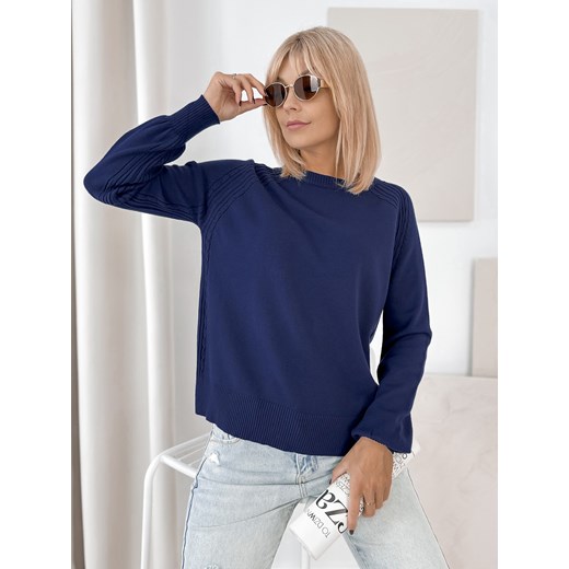 sweter federica granatowy one size ONE SIZE UBRA