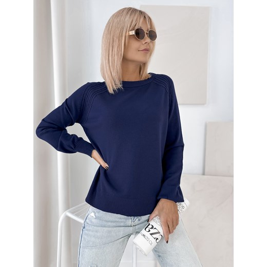 sweter federica granatowy one size ONE SIZE UBRA