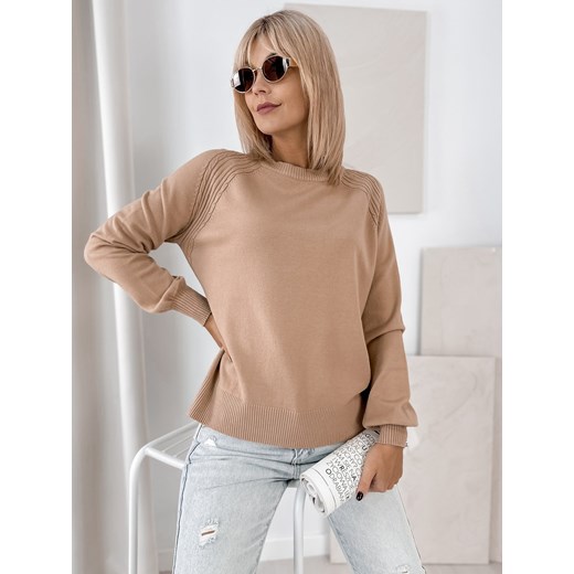sweter federica karmelowy one size ONE SIZE UBRA