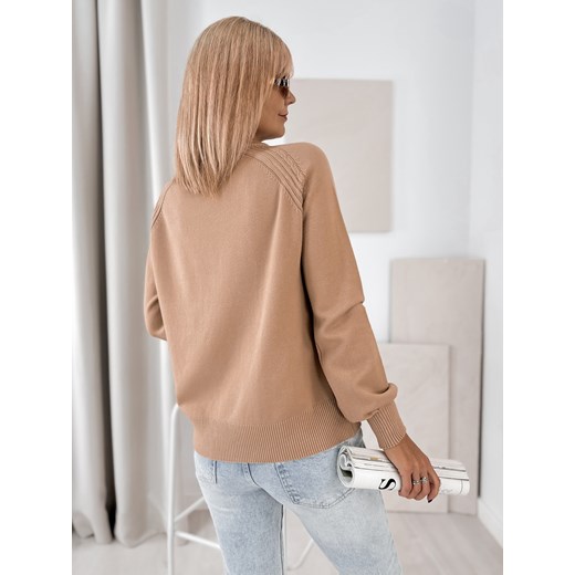 sweter federica karmelowy one size ONE SIZE UBRA