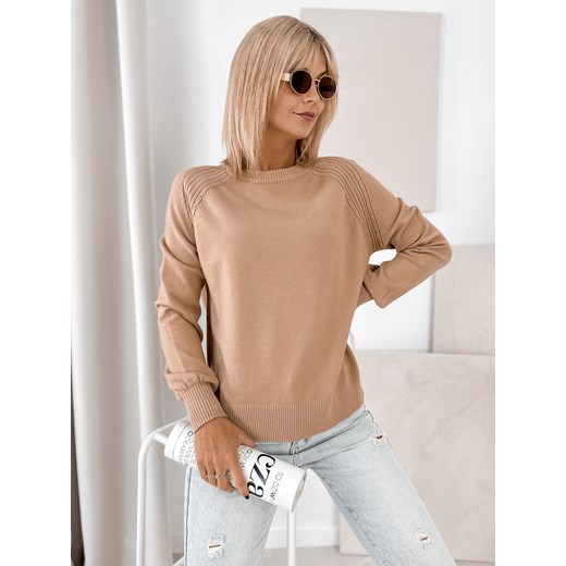 sweter federica karmelowy one size ONE SIZE UBRA