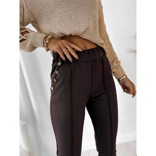 spodnie ramones ciemnobrązowe one size ONE SIZE UBRA