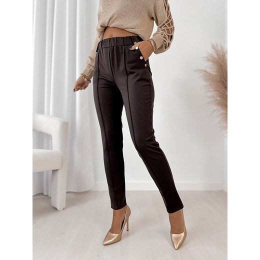 spodnie ramones ciemnobrązowe one size ONE SIZE UBRA