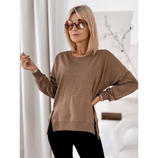 bluza tancredi brązowa one size ONE SIZE UBRA