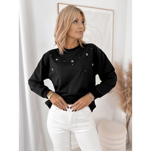 bluza renzo czarna one size ze sklepu UBRA w kategorii Bluzy damskie - zdjęcie 185959474