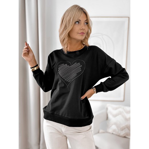 bluza ottavia czarna one size ze sklepu UBRA w kategorii Bluzy damskie - zdjęcie 185959502
