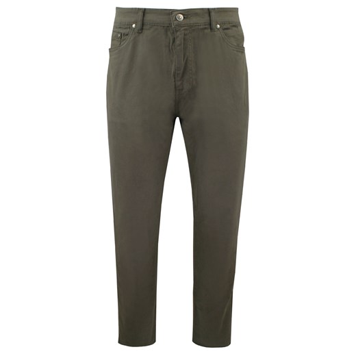 Męskie, Bawełniane Chinosy - Brave Soul - Zieleń Khaki SPBRSAW25maxxKHAKI ze sklepu JegoSzafa.pl w kategorii Spodnie męskie - zdjęcie 185959684