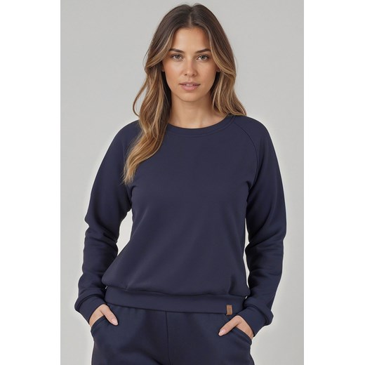 Bluza nierozpinana Vivisence 9004 granatowy ze sklepu kontri.pl w kategorii Bluzy damskie - zdjęcie 185959832