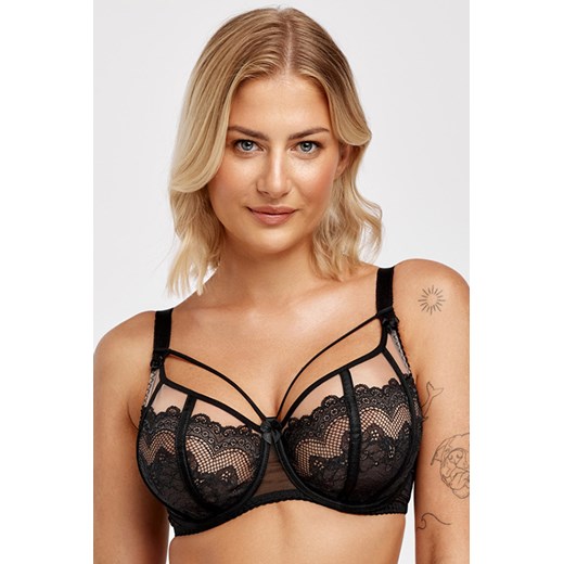 Biustonosz miękki Azal Otylia czarny ze sklepu kontri.pl w kategorii Biustonosze - zdjęcie 185960133