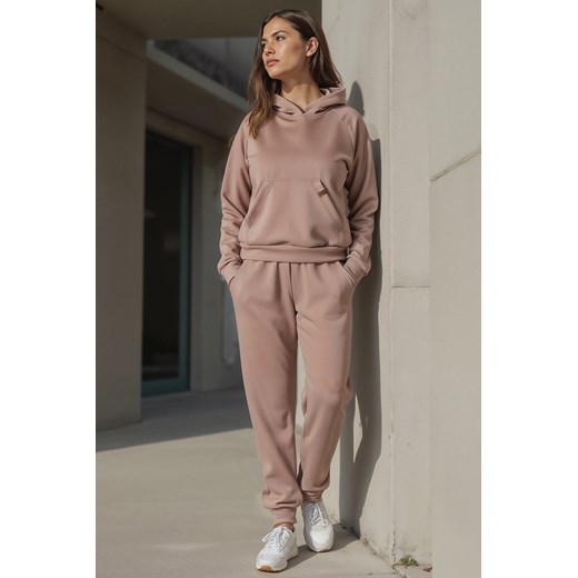 Komplet bluza+spodnie Vivisence 9203kmpl beżowy ze sklepu kontri.pl w kategorii Komplety i garnitury damskie - zdjęcie 185960204