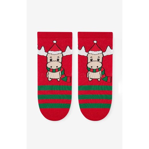 Marilyn świąteczne skarpetki damskie Christmas Moose, Kolor czerwony, Rozmiar 36-40, Marilyn ze sklepu Primodo w kategorii Skarpetki damskie - zdjęcie 185961431
