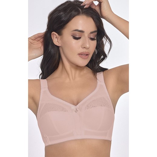 Bezfiszbinowy biustonosz miękki soft jasnoróżowy Irena 585, Kolor jasnoróżowy, Rozmiar 80C, Solo Viki Style ze sklepu Primodo w kategorii Biustonosze - zdjęcie 185961660