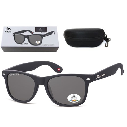Duże Klasyczne Okulary Polaryzacyjne Nerdy Montana BOXMP1-XL + pudełko - id: 2716 - marki Montana - 185961910 Duże Klasyczne Okulary Polaryzacyjne Nerdy Montana BOXMP1-XL + pudełko ze sklepu Stylion w kategorii Zegarki - zdjęcie 185961910