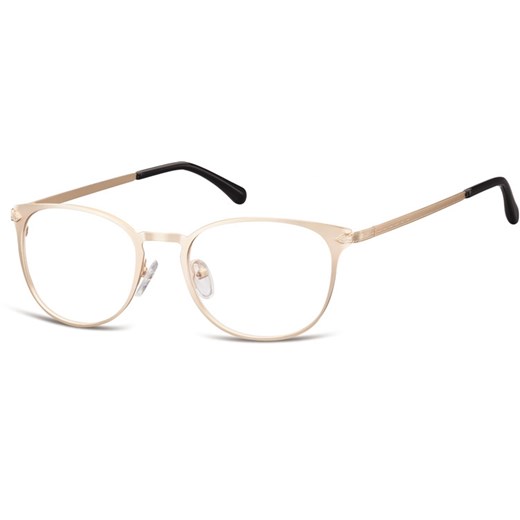 Okulary oprawki damskie kocie oczy stalowe Sunoptic 992H złote ze sklepu Stylion w kategorii Zegarki - zdjęcie 185961990