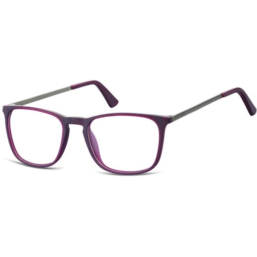 Okulary oprawki zerówki korekcyjne nerdy Unisex Sunoptic AC25D ciemnoczerwone ze sklepu Stylion w kategorii Zegarki - zdjęcie 185962020