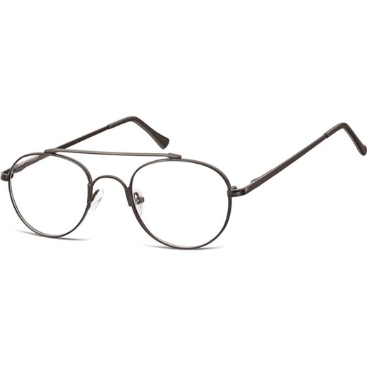 Okulary oprawki okrągłe zerówki metalowe korekcyjne 785 czarne ze sklepu Stylion w kategorii Zegarki - zdjęcie 185962070