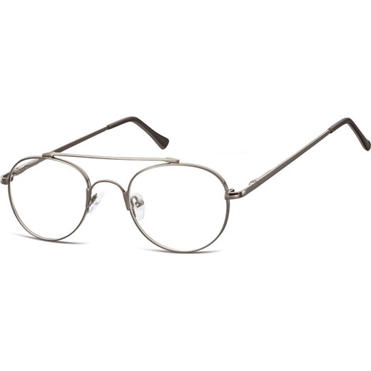 Okulary oprawki okrągłe zerówki metalowe korekcyjne 785A grafitowe ze sklepu Stylion w kategorii Zegarki - zdjęcie 185962071