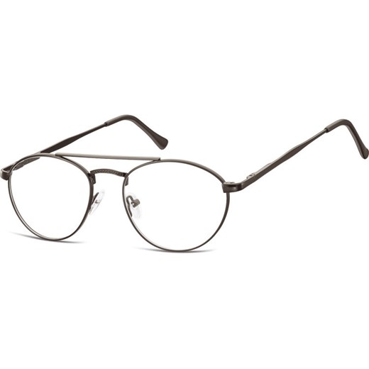 Okulary oprawki okrągłe zerówki metalowe korekcyjne 788 czarne ze sklepu Stylion w kategorii Zegarki - zdjęcie 185962081