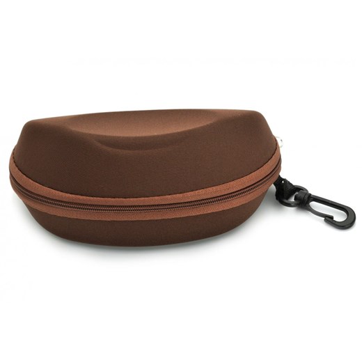 Etui futerał na okulary Brązowe z karabińczykiem ze sklepu Stylion w kategorii Zegarki - zdjęcie 185962160