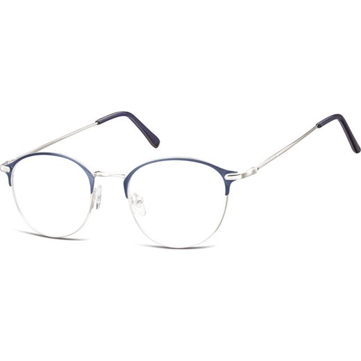 Lenonki okrągłe Okulary oprawki optyczne 933A srebrne + niebieskie - id: 3260 - marki Sunoptic - 185962204 Lenonki okrągłe Okulary oprawki optyczne 933A srebrne + niebieskie ze sklepu Stylion w kategorii Zegarki - zdjęcie 185962204