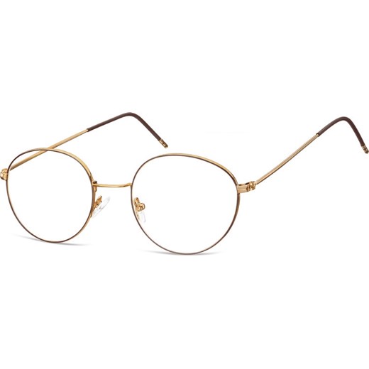 Lenonki Okulary oprawki optyczne 929G brązowa + kawowa ze sklepu Stylion w kategorii Okulary korekcyjne męskie - zdjęcie 185962231