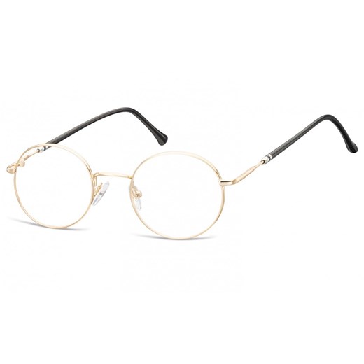 Lenonki okrągłe Okulary oprawki optyczne 926C złote ze sklepu Stylion w kategorii Zegarki - zdjęcie 185962281
