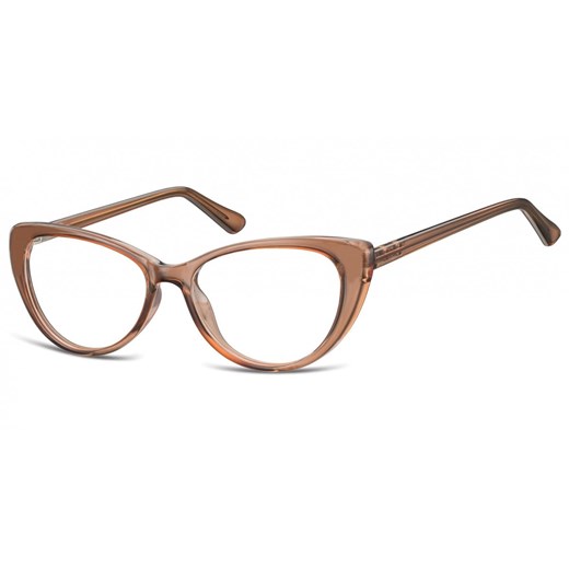 Okulary oprawki korekcyjne Kocie Oczy zerówki Sunoptic CP138E jasnobrązowy - id: 3505 - marki Sunoptic - 185962322 Okulary oprawki korekcyjne Kocie Oczy zerówki Sunoptic CP138E jasnobrązowy ze sklepu Stylion w kategorii Zegarki - zdjęcie 185962322