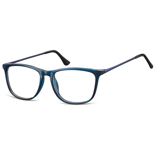 Okulary oprawki korekcyjne Nerdy zerówki Sunoptic CP142D granatowy transparentny ze sklepu Stylion w kategorii Zegarki - zdjęcie 185962333