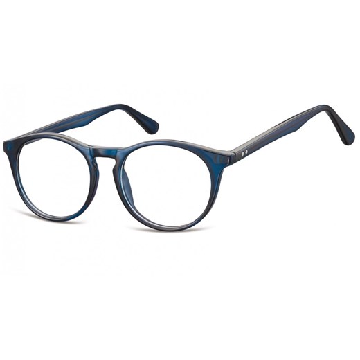 Okulary oprawki korekcyjne okrągłe Lenonki zerówki Sunoptic CP146G ciemnogranatowe - id: 3531 - marki Sunoptic - 185962340 Okulary oprawki korekcyjne okrągłe Lenonki zerówki Sunoptic CP146G ciemnogranatowe ze sklepu Stylion w kategorii Zegarki - zdjęcie 185962340