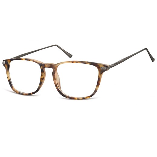 Okulary oprawki korekcyjne Nerdy zerówki Sunoptic CP144E jasny szylkret-panterka ze sklepu Stylion w kategorii Zegarki - zdjęcie 185962352