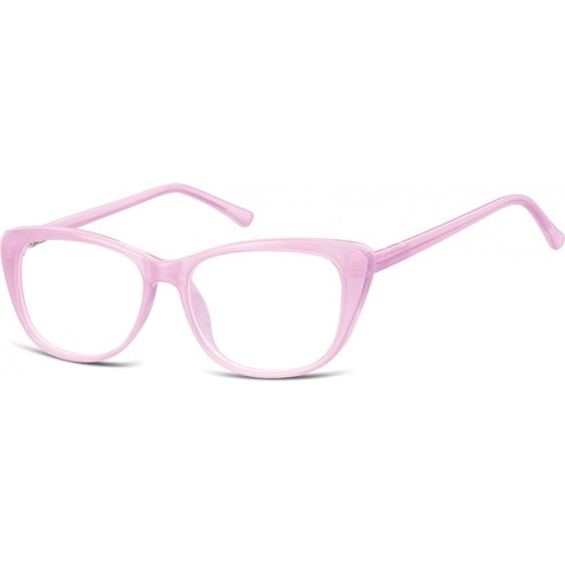 Okulary oprawki korekcyjne Kocie Oczy zerówki Sunoptic CP129C jasno fioletowe ze sklepu Stylion w kategorii Okulary przeciwsłoneczne męskie - zdjęcie 185962371