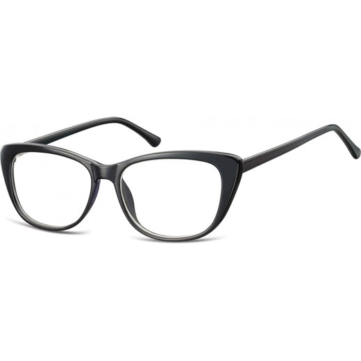 Okulary oprawki korekcyjne Kocie Oczy zerówki Sunoptic CP129F czarne ze sklepu Stylion w kategorii Okulary przeciwsłoneczne męskie - zdjęcie 185962374
