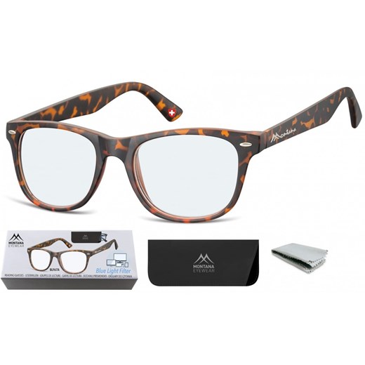 Okulary z filtrem do Komputera i Czytania moc: +3,50 Plusy z Antyrefleksem Montana BLFBOX67A - id: 3647 - marki Montana - 185962404 Okulary z filtrem do Komputera i Czytania moc: +3,50 Plusy z Antyrefleksem Montana BLFBOX67A ze sklepu Stylion w kategorii Zegarki - zdjęcie 185962404
